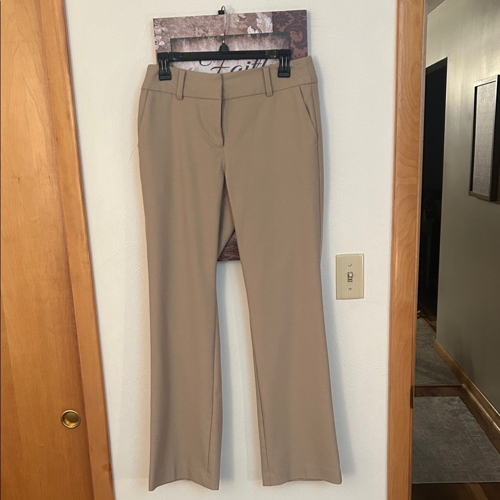 Tan trousers from Loft outlet